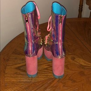 poisonous vixen snake platform boots